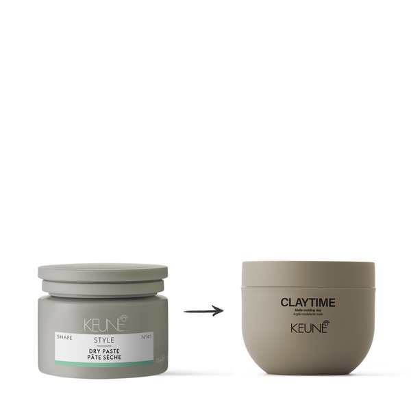 Keune Style old  Dry paste alternatief  Clay Time CFH Care For Hair